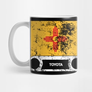 FJ40 Bezel NM Flag Mug